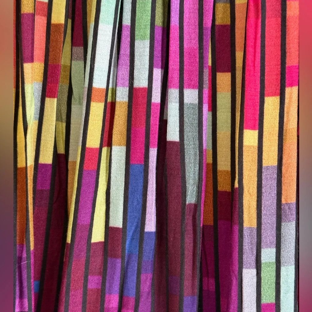 Anthropologie Conditions Apply Inreiza Top Multicolored Block Line Blouse - Picture 10 of 12